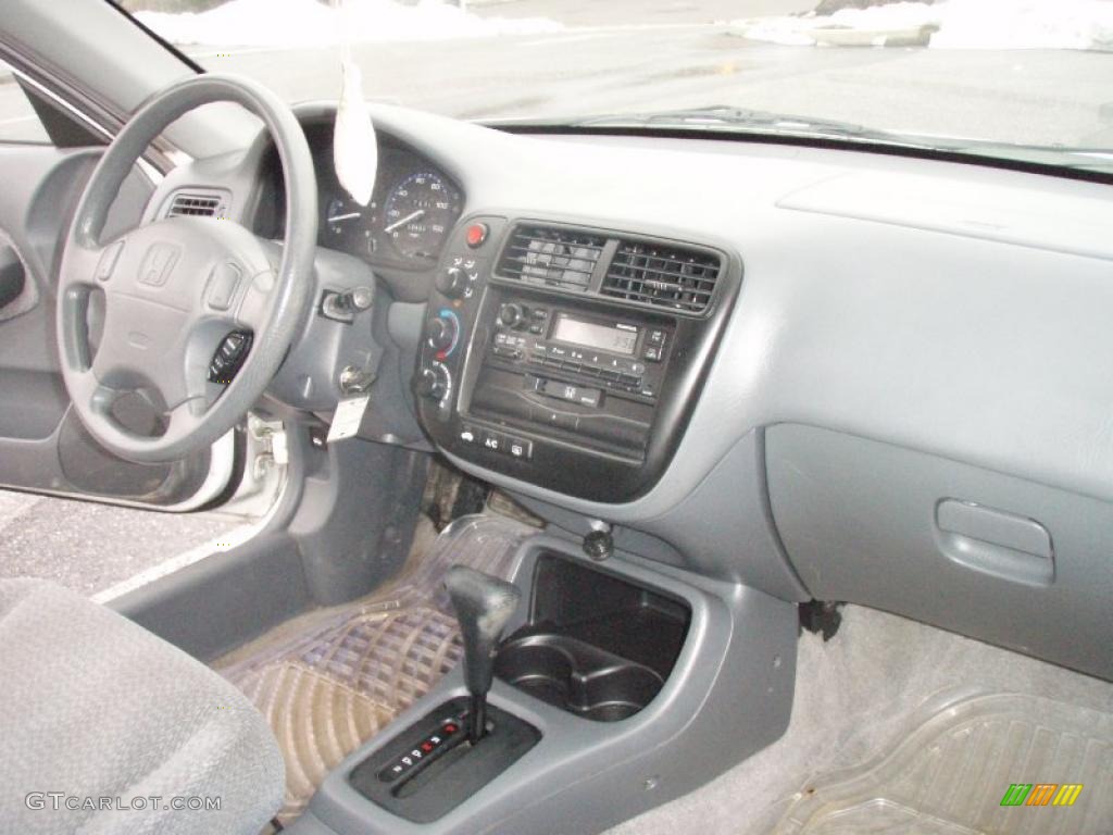 2000 Civic LX Sedan - Taffeta White / Gray photo #20