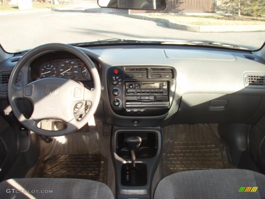 2000 Civic LX Sedan - Taffeta White / Gray photo #22