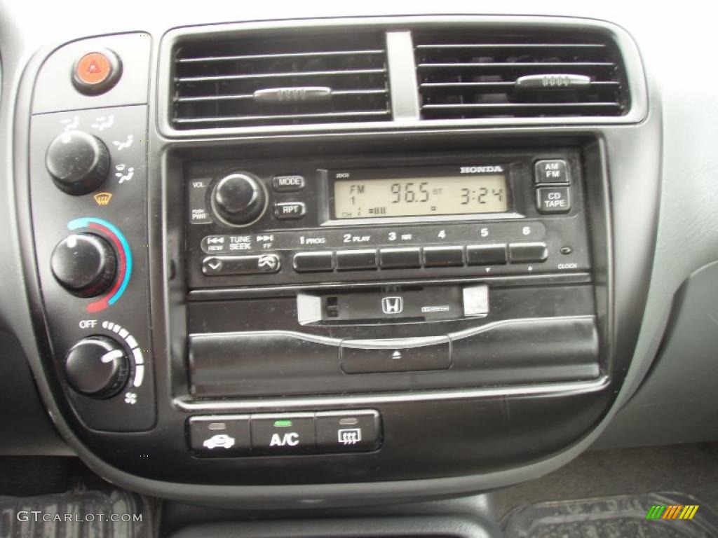 2000 Civic LX Sedan - Taffeta White / Gray photo #31