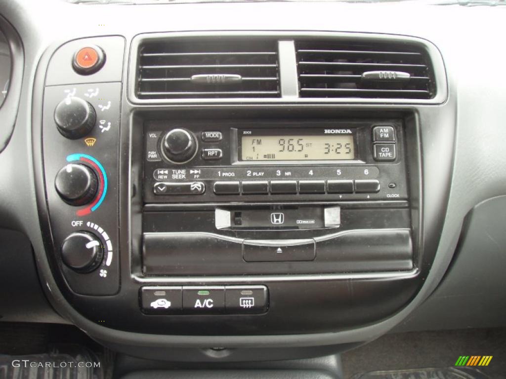 2000 Civic LX Sedan - Taffeta White / Gray photo #32