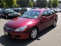 2006 Redondo Red Pearl Honda Accord SE Sedan  photo #1