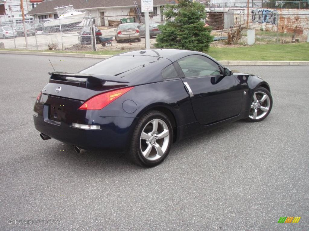 2008 350Z Enthusiast Coupe - San Marino Blue / Carbon photo #7