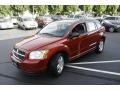 2008 Inferno Red Crystal Pearl Dodge Caliber SXT  photo #1