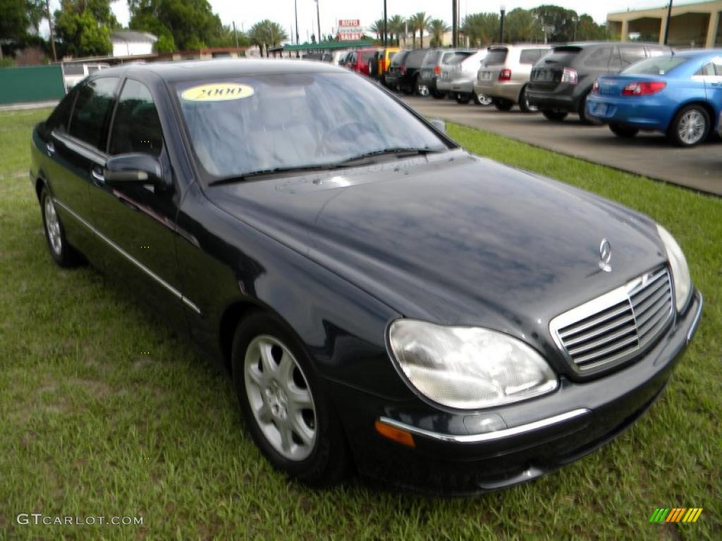 2000 S 430 Sedan - Black / Ash photo #1