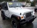 2004 Bright Silver Metallic Jeep Wrangler X 4x4  photo #3