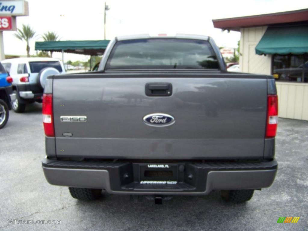 2006 F150 STX SuperCab 4x4 - Dark Shadow Grey Metallic / Medium/Dark Flint photo #6