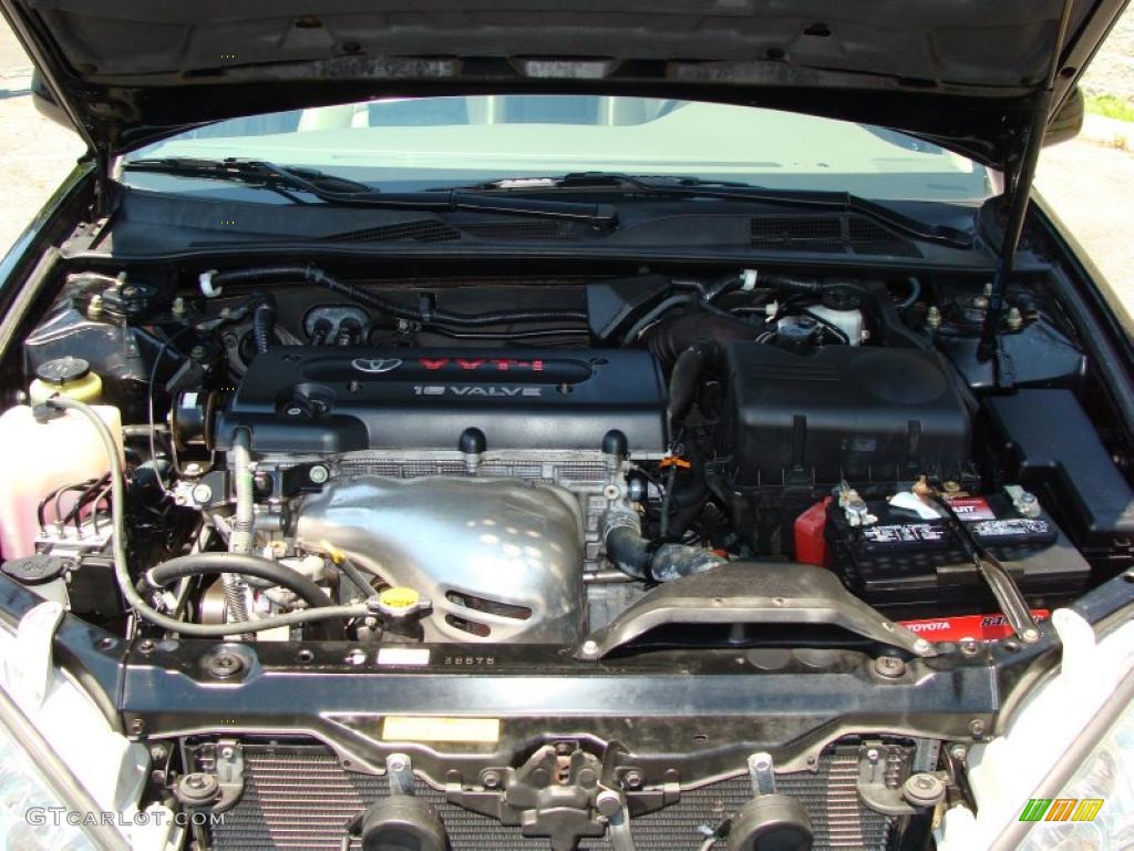 2004 Camry XLE - Black / Taupe photo #29