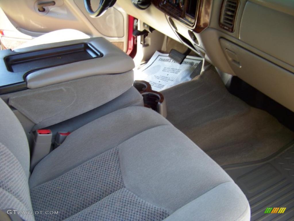 2005 Silverado 1500 LS Crew Cab - Sport Red Metallic / Tan photo #11