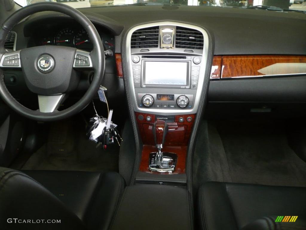 2008 SRX V8 - Thunder Gray ChromaFlair / Ebony/Ebony photo #16