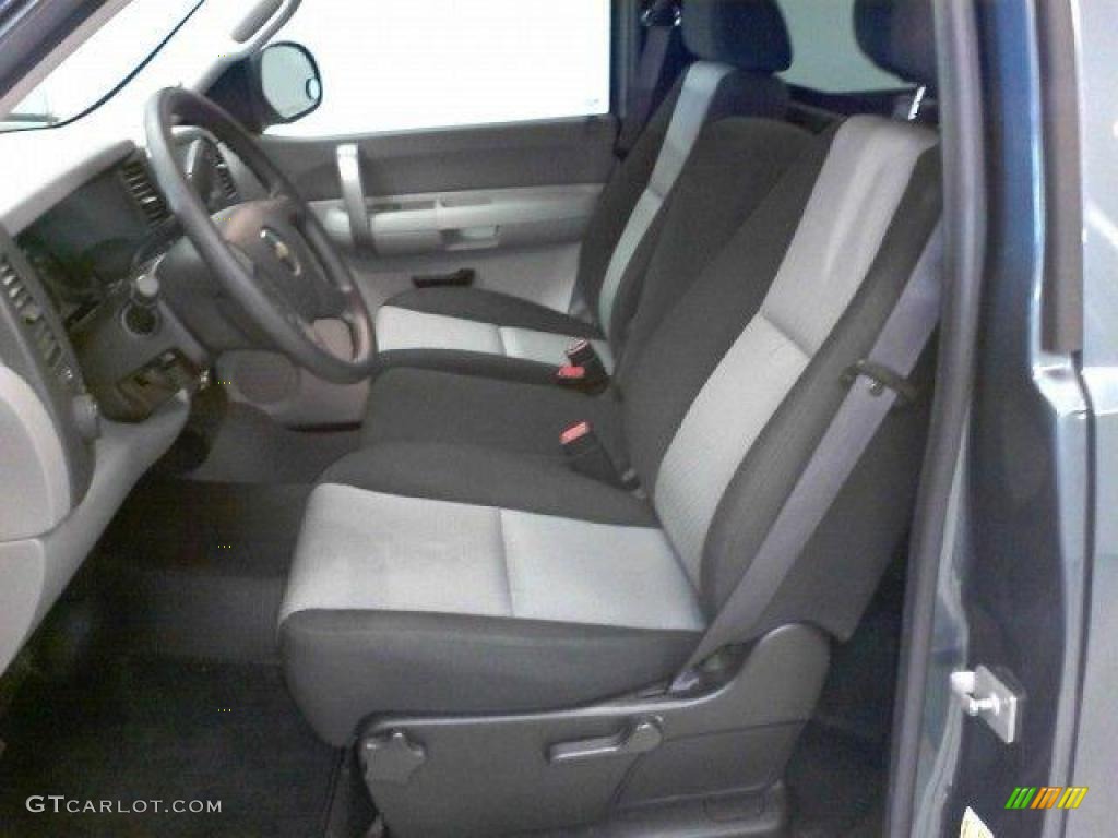 2009 Silverado 1500 LS Regular Cab - Blue Granite Metallic / Dark Titanium photo #10