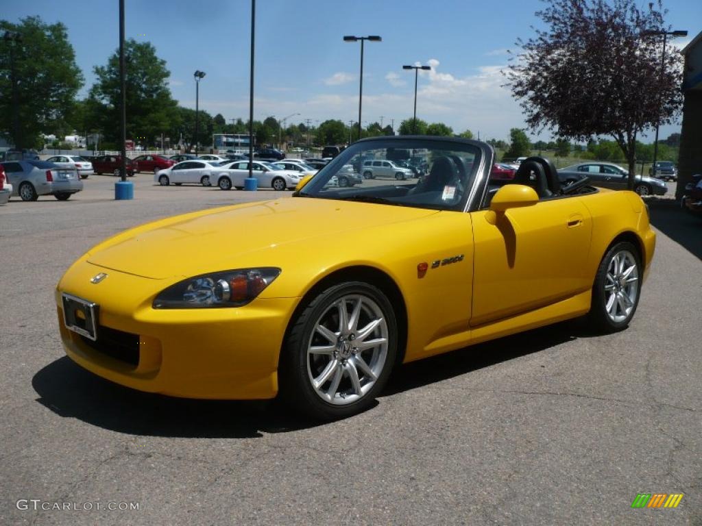 2004 S2000 Roadster - Rio Yellow / Black photo #2