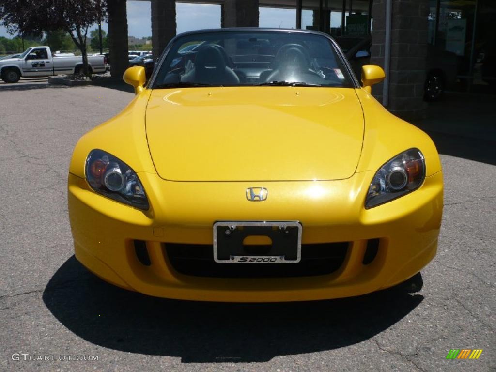 2004 S2000 Roadster - Rio Yellow / Black photo #3