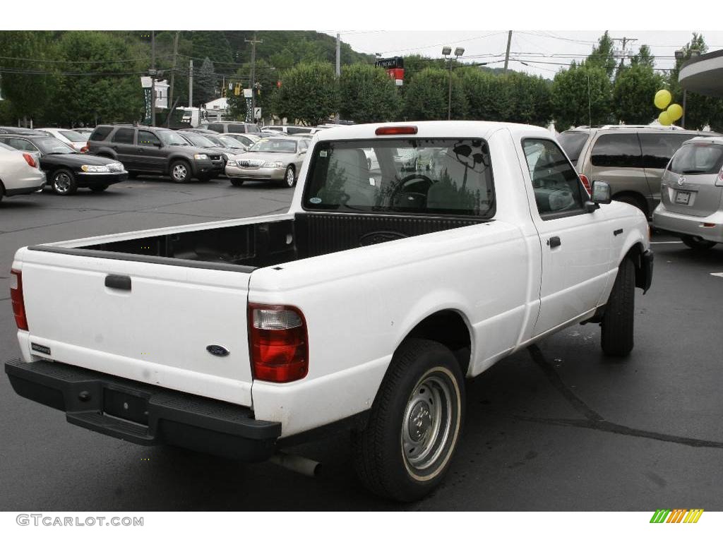 2004 Ranger XL Regular Cab - Oxford White / Flint Gray photo #5