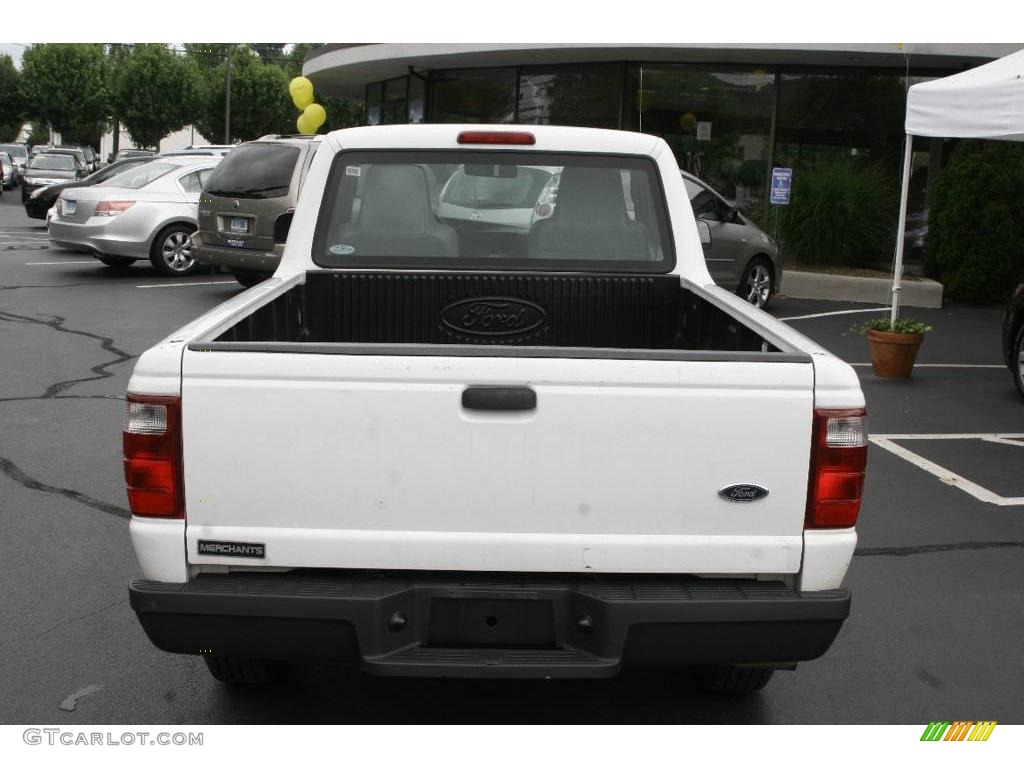 2004 Ranger XL Regular Cab - Oxford White / Flint Gray photo #6