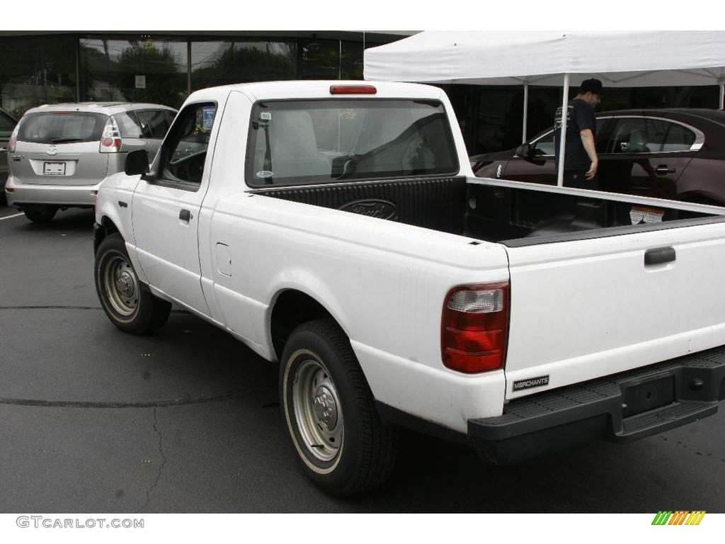 2004 Ranger XL Regular Cab - Oxford White / Flint Gray photo #8