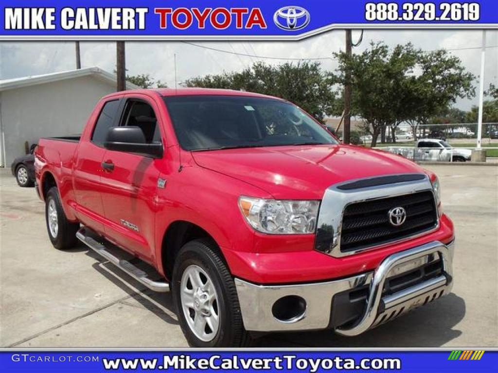 2008 Tundra SR5 Double Cab - Radiant Red / Graphite Gray photo #1