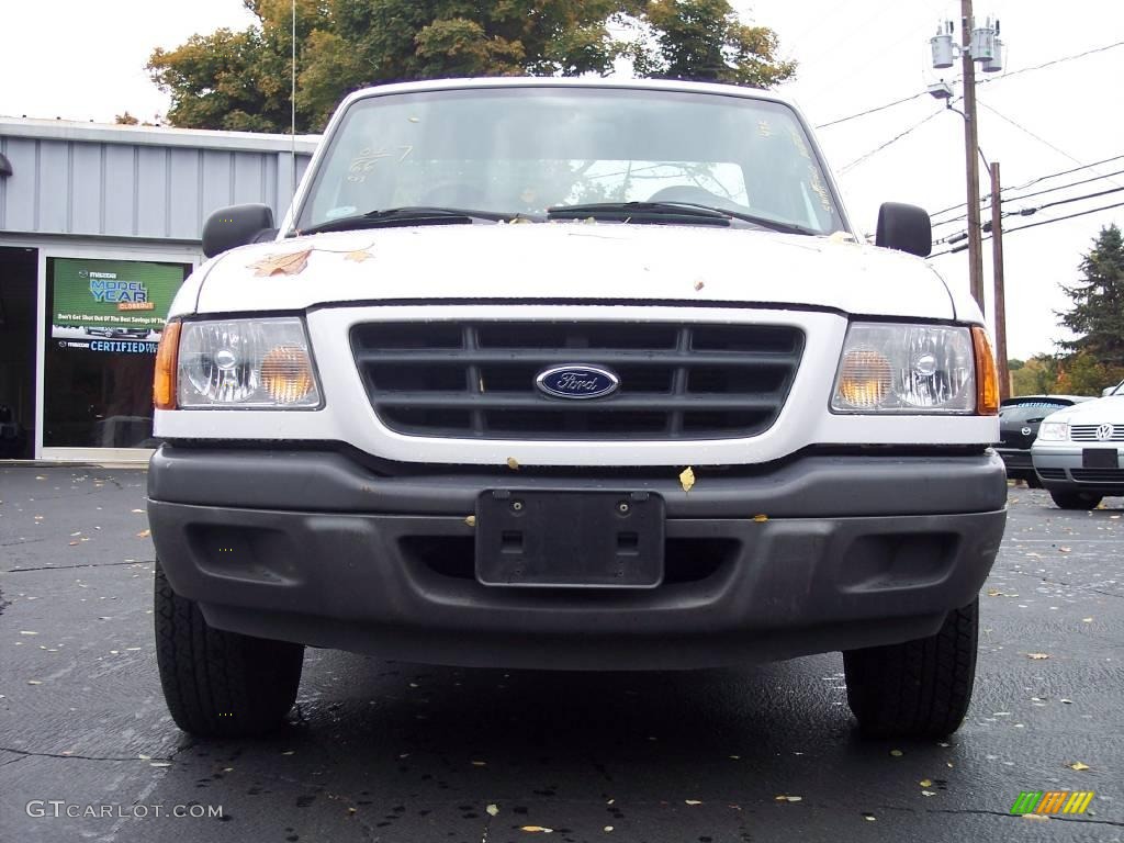 2003 Ranger XL Regular Cab - Oxford White / Dark Graphite photo #8