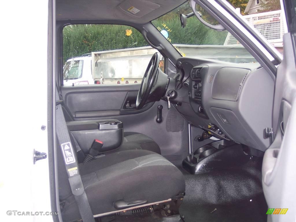 2003 Ranger XL Regular Cab - Oxford White / Dark Graphite photo #10