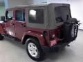 2007 Red Rock Crystal Pearl Jeep Wrangler Unlimited Sahara  photo #4