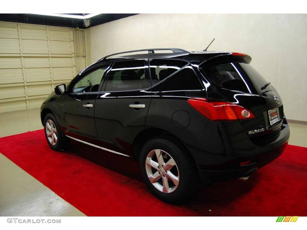 2009 Murano S - Super Black / Black photo #4