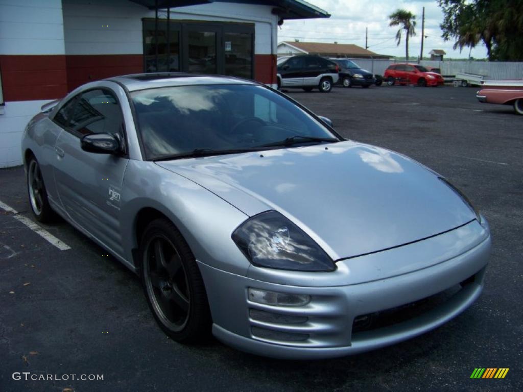 2000 Eclipse RS Coupe - Sterling Silver Metallic / Black photo #1