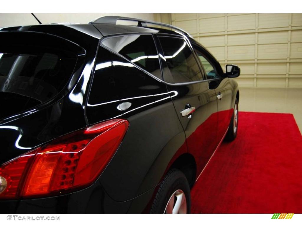 2009 Murano S - Super Black / Black photo #7