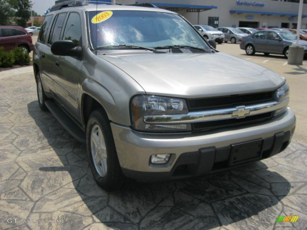 2003 TrailBlazer EXT LT - Light Pewter Metallic / Medium Pewter photo #1