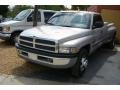 Silver Metallic 1999 Dodge Ram 3500 Laramie Extended Cab Dually