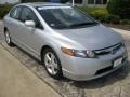 2007 Alabaster Silver Metallic Honda Civic EX Sedan  photo #2