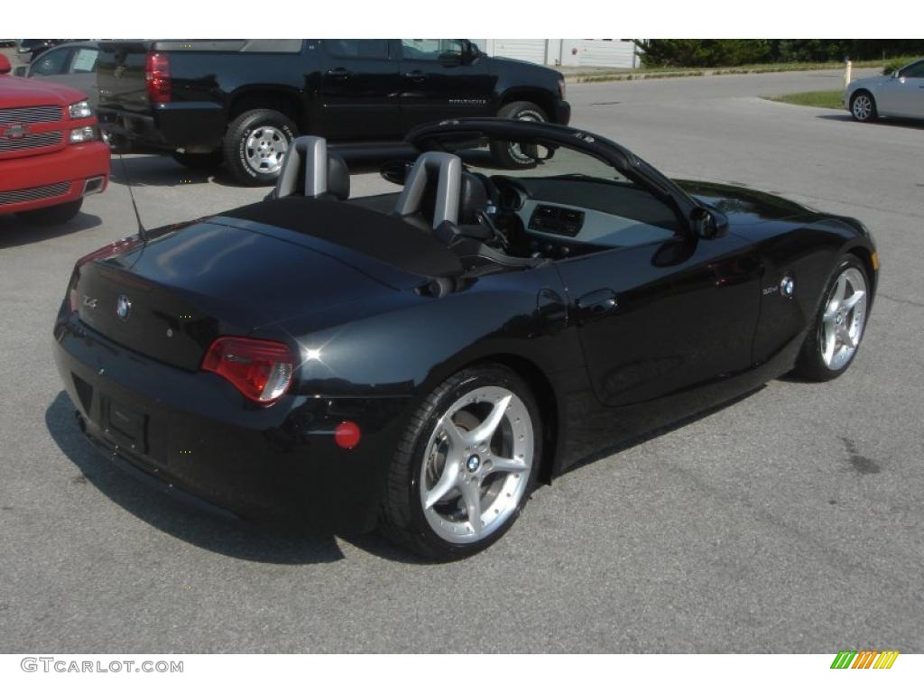 2008 Z4 3.0si Roadster - Jet Black / Black photo #35