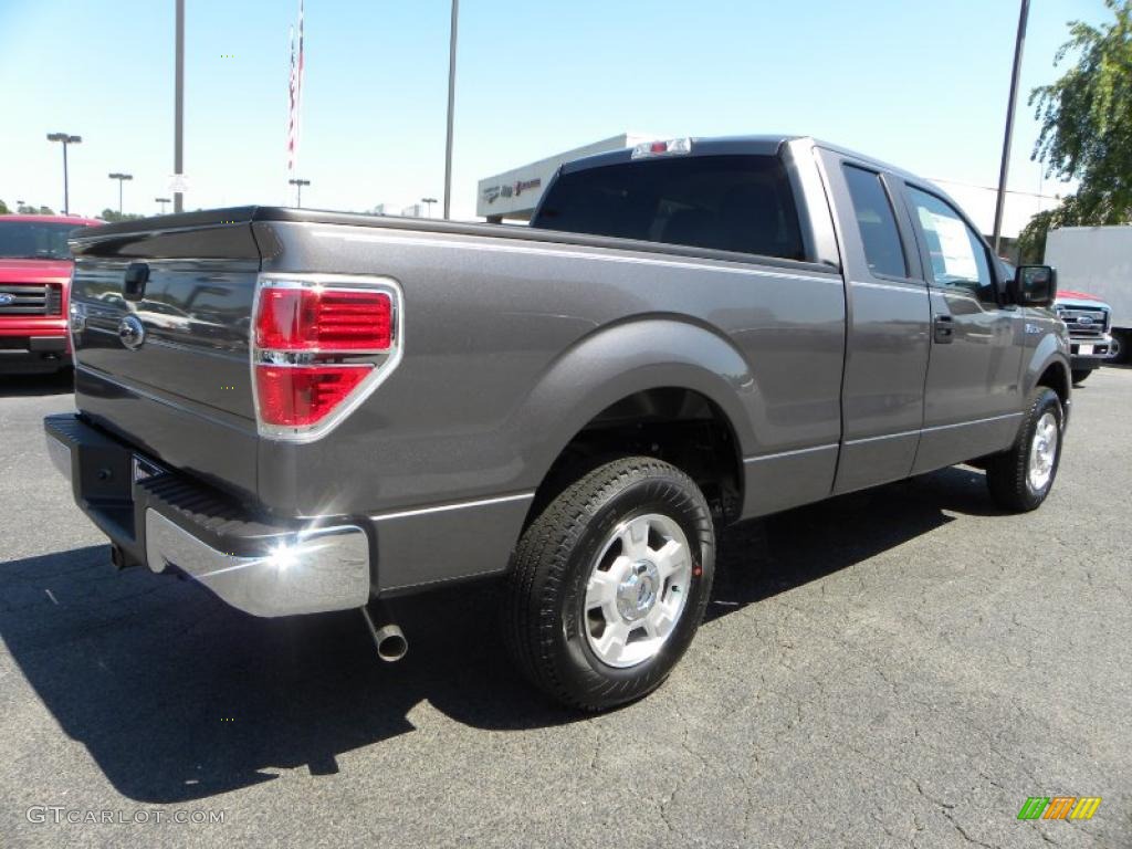 2010 F150 XLT SuperCab - Sterling Grey Metallic / Medium Stone photo #3