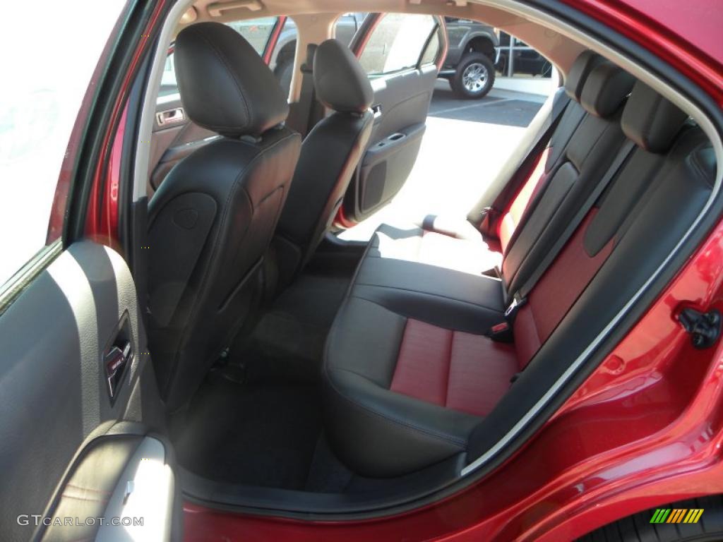 2010 Fusion Sport - Red Candy Metallic / Charcoal Black/Sport Red photo #9