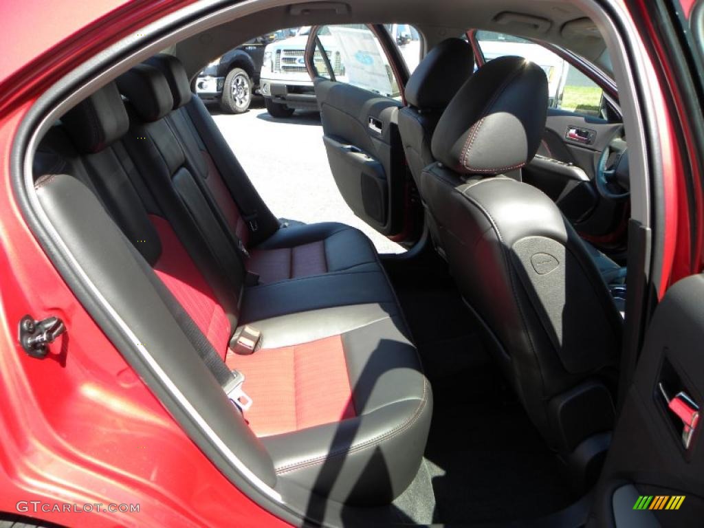 2010 Fusion Sport - Red Candy Metallic / Charcoal Black/Sport Red photo #10