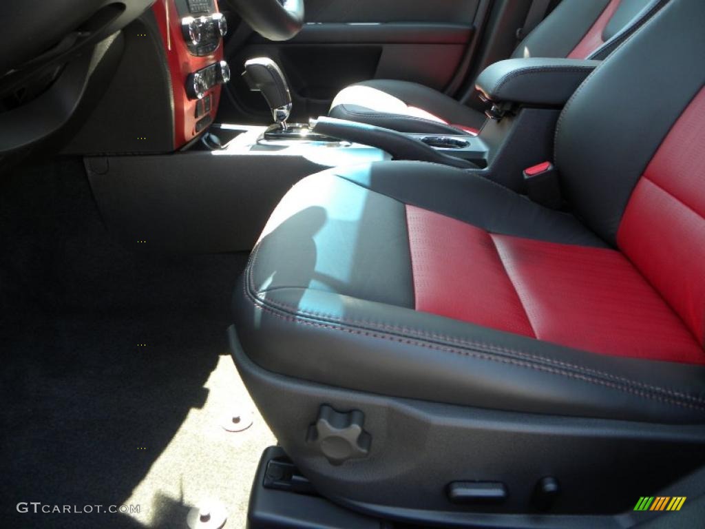 2010 Fusion Sport - Red Candy Metallic / Charcoal Black/Sport Red photo #15