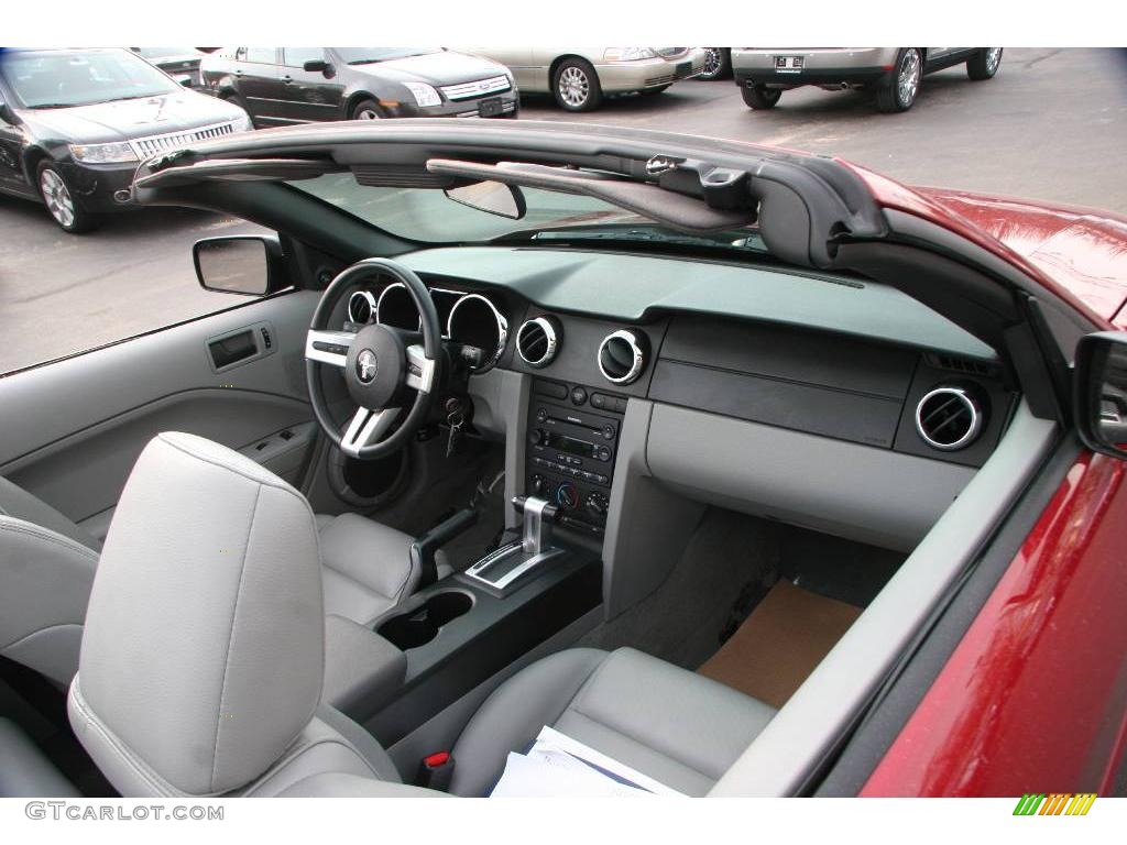 2007 Mustang V6 Premium Convertible - Redfire Metallic / Light Graphite photo #12