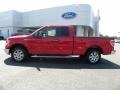 2010 Vermillion Red Ford F150 XLT SuperCab  photo #5