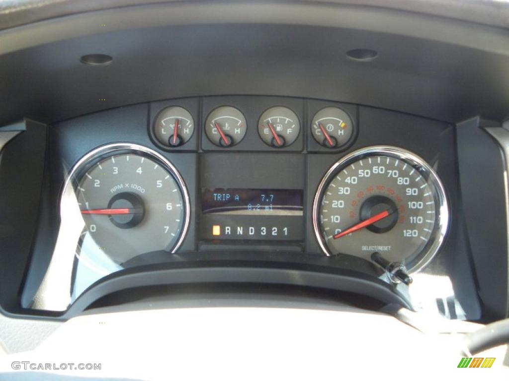 2010 F150 XLT SuperCab - Vermillion Red / Medium Stone photo #18