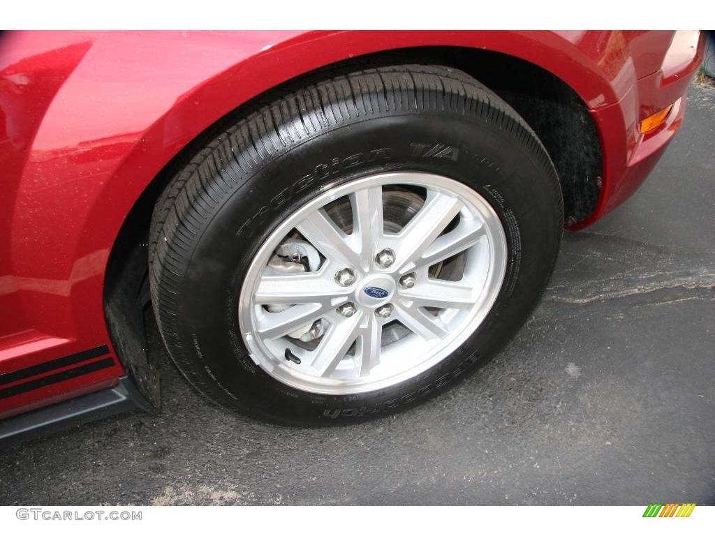 2007 Mustang V6 Premium Convertible - Redfire Metallic / Light Graphite photo #17