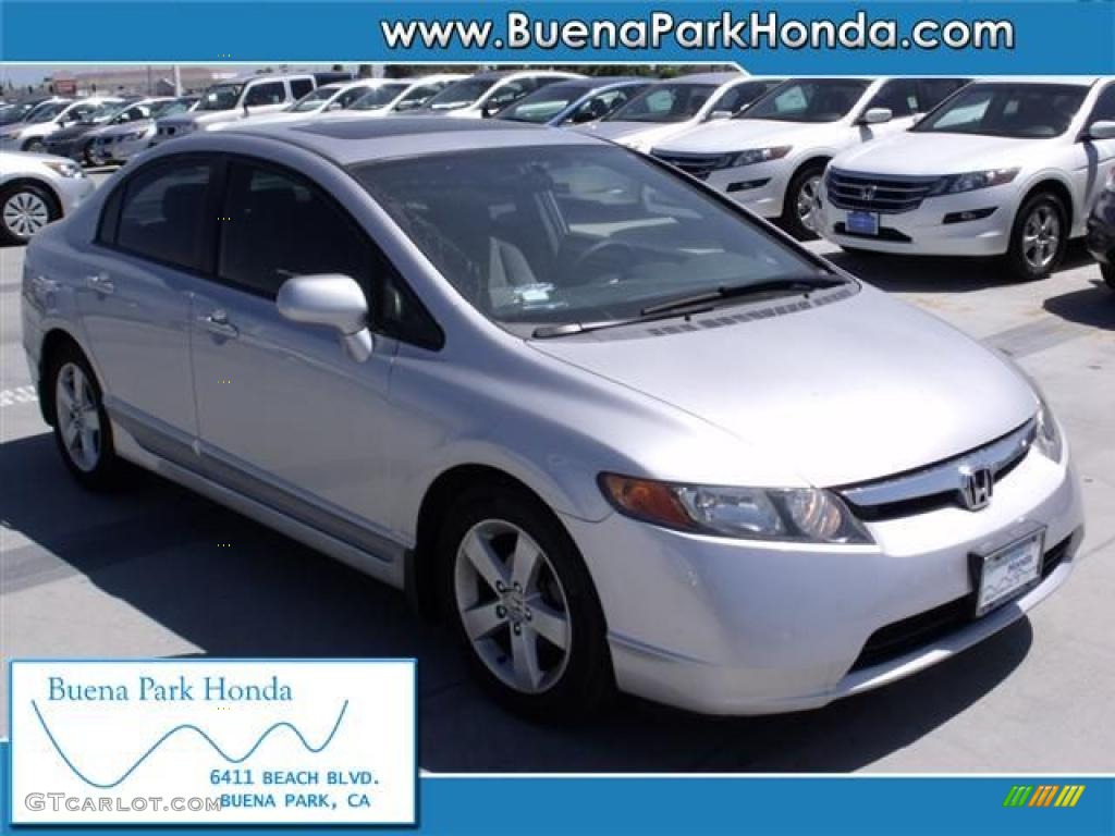 Alabaster Silver Metallic Honda Civic