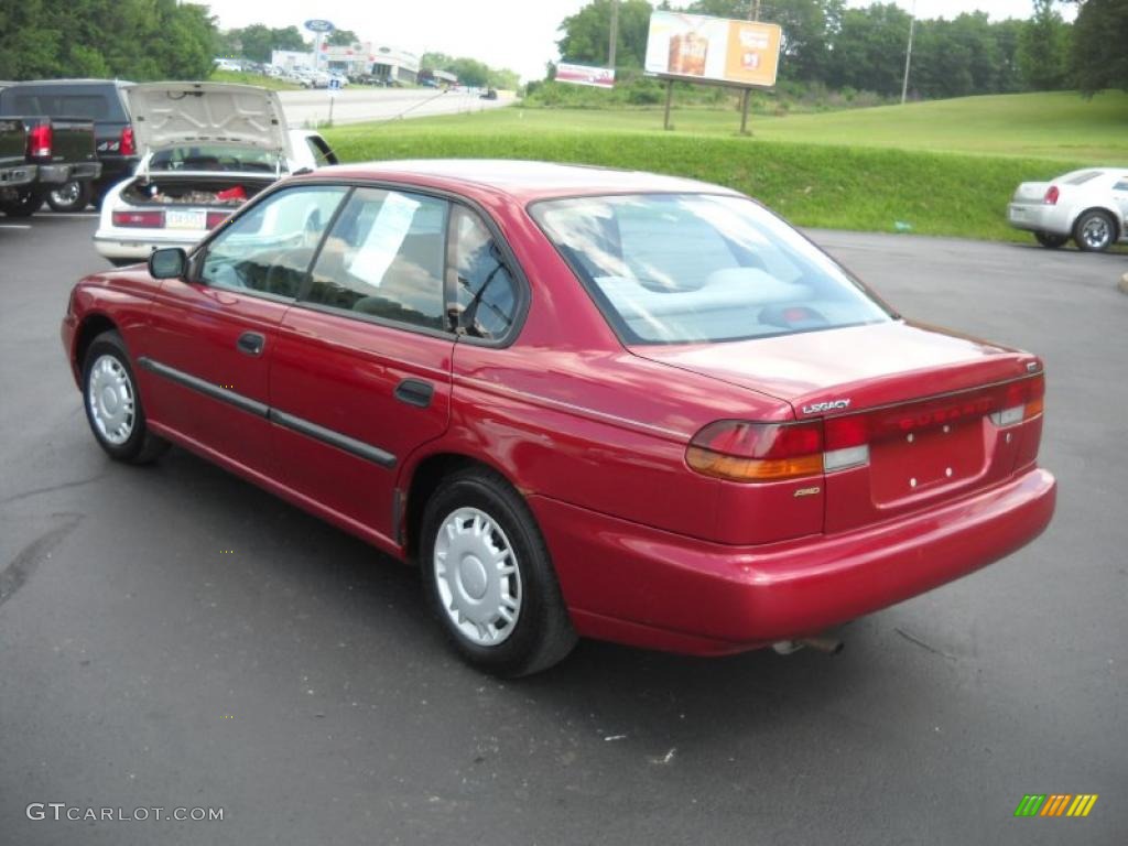 1997 Ruby Pearl Subaru Legacy L Sedan 32391362 Photo 7 Car Color Galleries