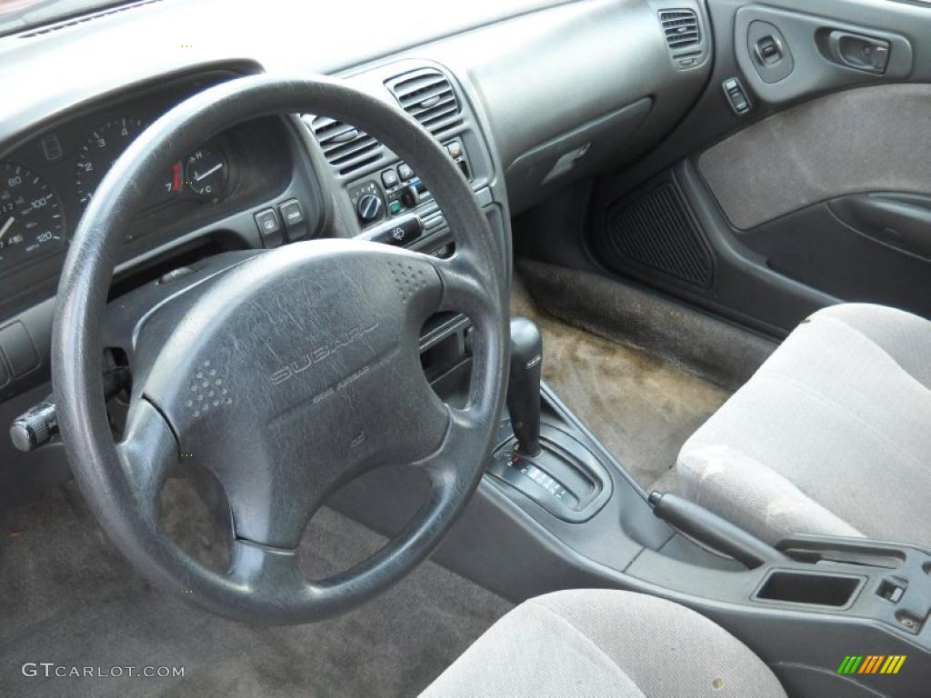 1997 Legacy L Sedan - Ruby Pearl / Grey photo #10
