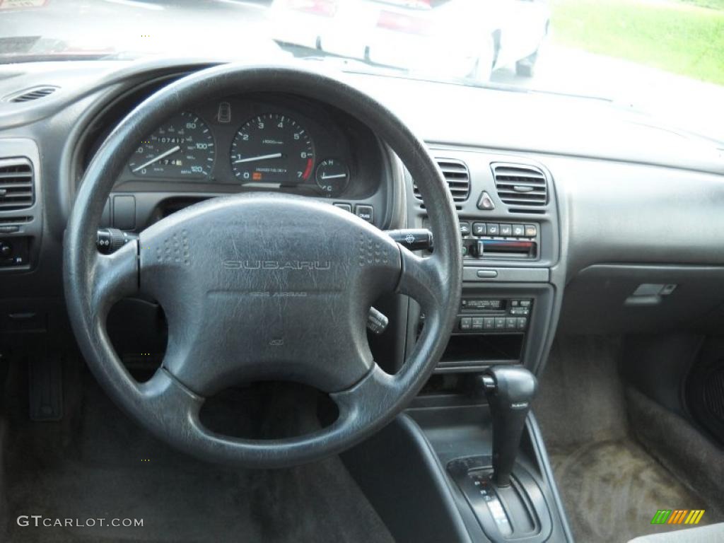 1997 Legacy L Sedan - Ruby Pearl / Grey photo #14