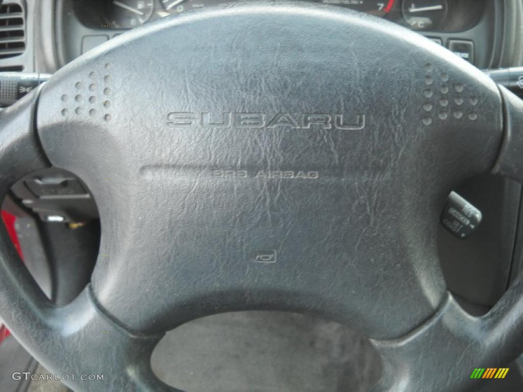 1997 Legacy L Sedan - Ruby Pearl / Grey photo #19