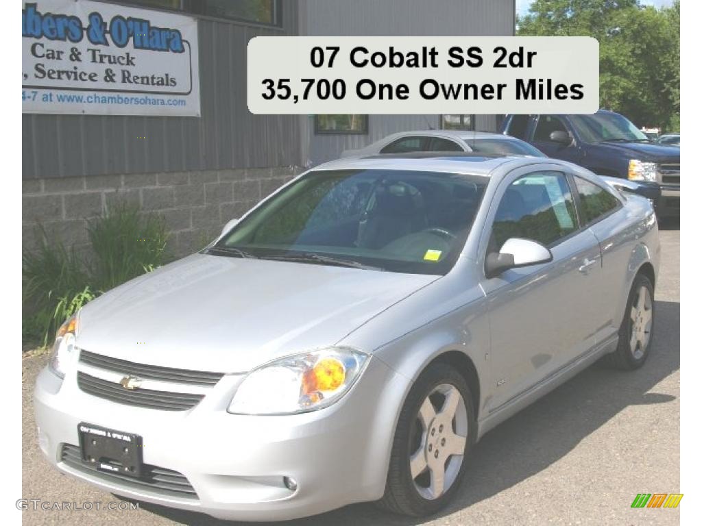 2007 Cobalt SS Coupe - Ultra Silver Metallic / Ebony photo #1