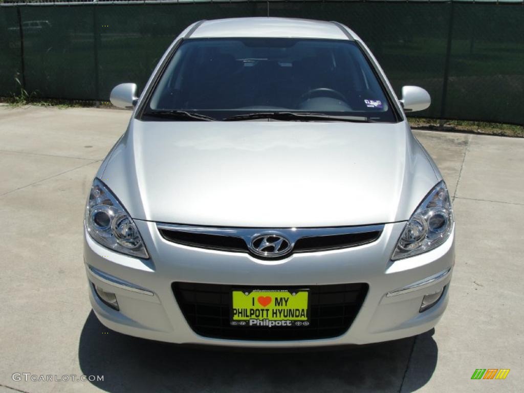 2009 Elantra Touring - Quicksilver / Black photo #8
