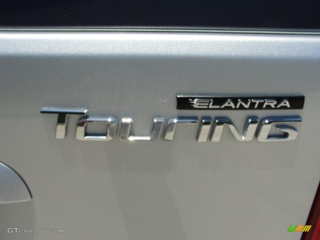 2009 Elantra Touring - Quicksilver / Black photo #22