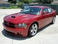 2006 Inferno Red Crystal Pearl Dodge Charger SRT-8  photo #7