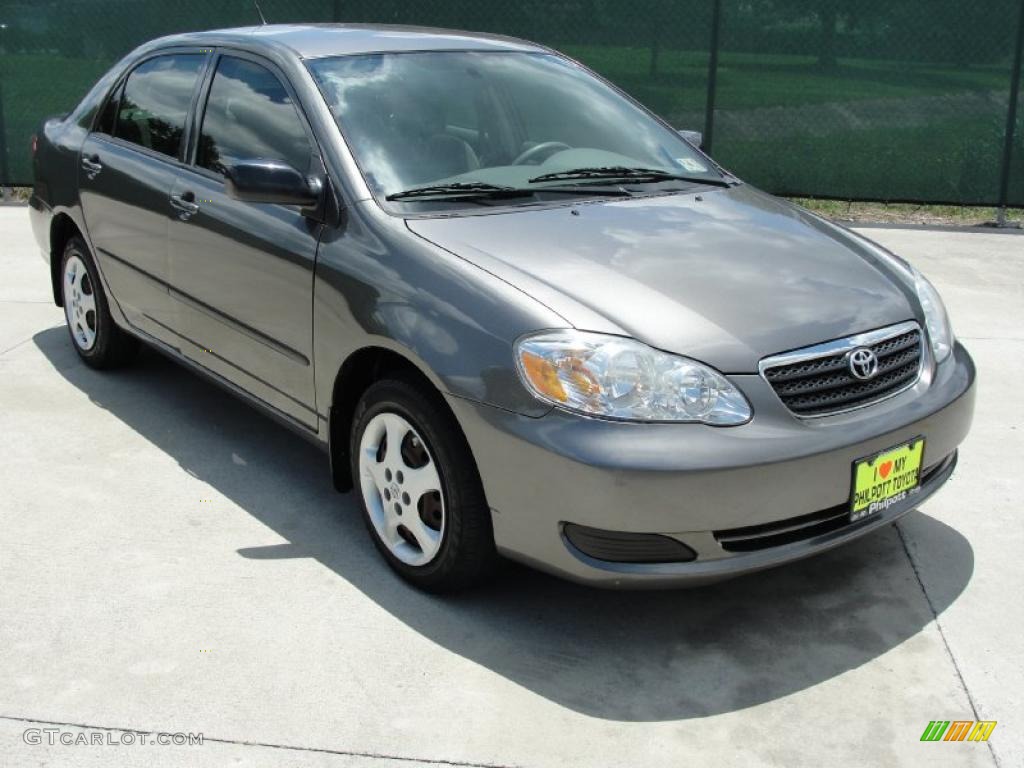 Phantom Gray Pearl Toyota Corolla