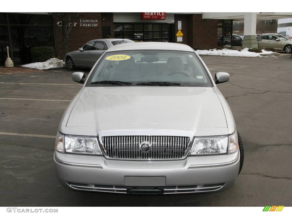 2004 Grand Marquis LS - Silver Birch Metallic / Light Flint photo #2