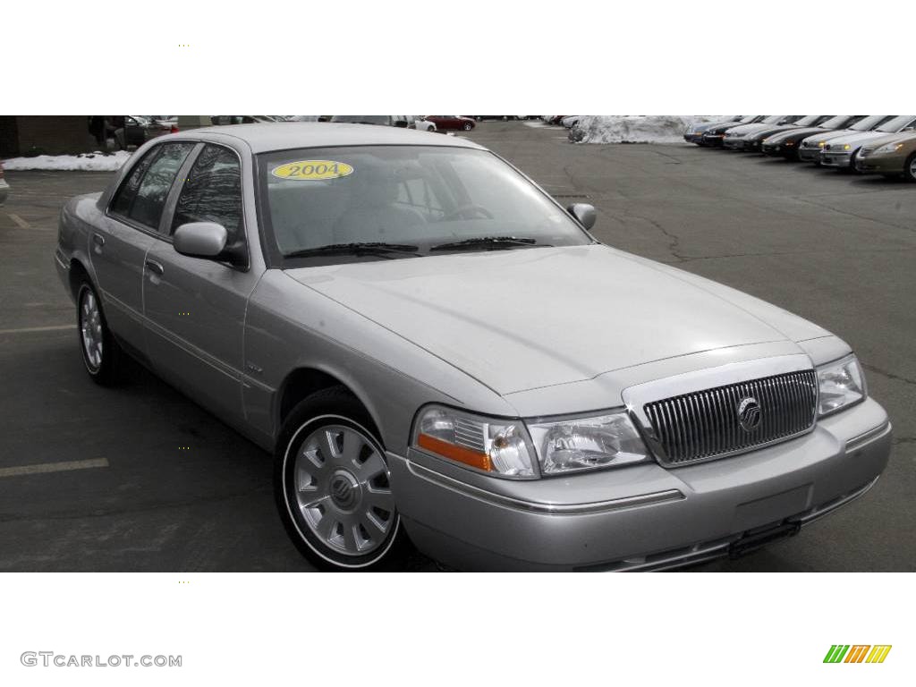 2004 Grand Marquis LS - Silver Birch Metallic / Light Flint photo #3